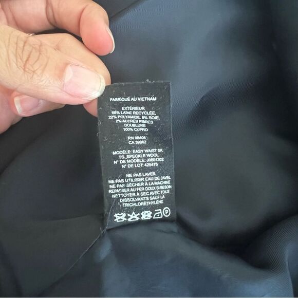 Theory Speckled Wool Easy Waist Skirt 6 - Picture 9 of 12